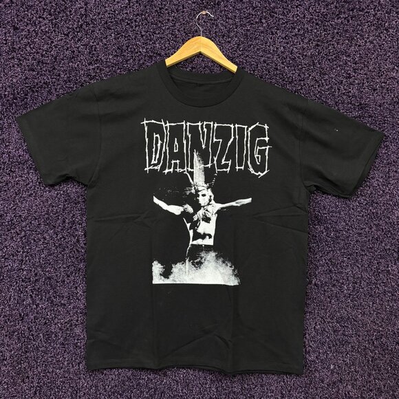 Danzig Video Concert VHS Cover Heavy Metal Band T-Shirt Size Large - Picture 1 of 5